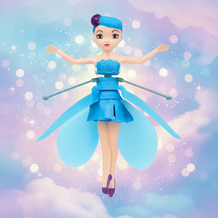 Flying Fairy Princess Toy with Hand Sensor Control & LED Lights | Interactive Flying Fun for Kids 3+