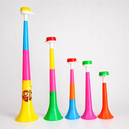 Portable Vuvuzela Horn Set with Foldable Design | Loud Noise Makers for Sports Events and Parties