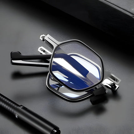 Foldable Reading Glasses with Progressive Lenses | Screwless Lightweight Design for Comfortable Vision 4