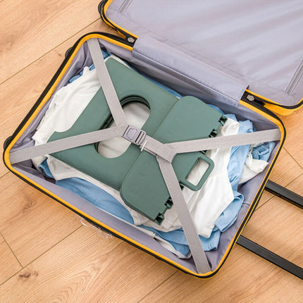 Portable Folding Step Stool with Durable Plastic Frame | Lightweight Height Booster for Home Use
