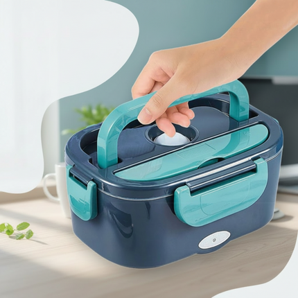 Electric Lunch Box with Removable Stainless Steel Container | Heated Food Warmer for Hot Meals On-the-Go