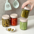 Glass Jars with Lids 6 Pack, Airtight Glass Food Storage Jars for Pantry, Stackable Kitchen Glass Jars 12 fl oz_00