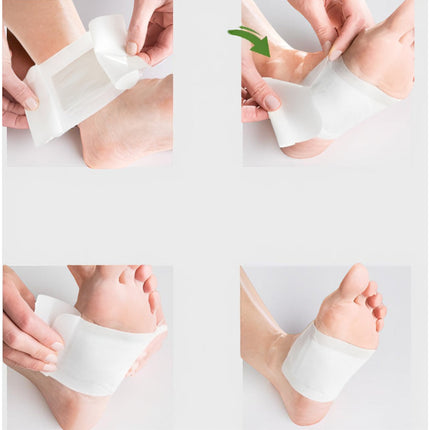 Bamboo Foot Pads Set with Adhesive Design for Overnight Sole Care | Comfortable Nightly Routine for Personal Wellness