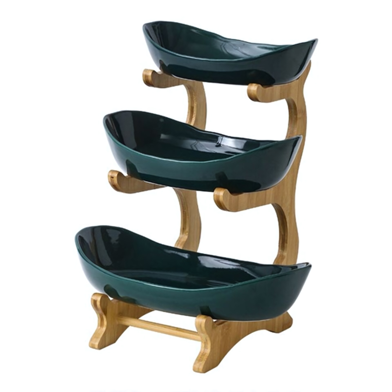 FruitTriad | Three-Tier Plastic Fruit Bowl with Elegant Design | Space-Saving Storage for Kitchen Organization 5