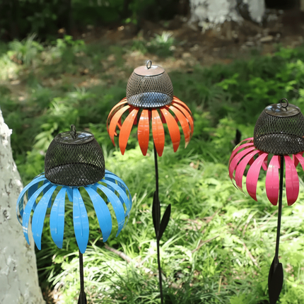 Outdoor Metal Bird Feeder with Weather-Resistant Design | Attract Garden Birds for Year-Round Wildlife