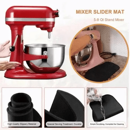 Appliance Slider Mat for Stand Mixer 5 to 8 Qt, Coffee Maker Mat with Rubber Grip, Kitchen Gadgets, Mixer Accessories