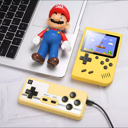 Portable Handheld Game Console with 400 Built-In Classic Games | Rechargeable Gaming for Home and Travel