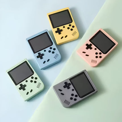 Portable Handheld Game Console with 400 Built-In Classic Games | Rechargeable Gaming for Home and Travel