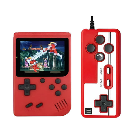 Portable Handheld Game Console with 400 Built-In Classic Games | Rechargeable Gaming for Home and Travel