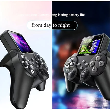 Portable Retro Gaming Console with Wireless Controller | 520 Built-in Games for On-the-Go Fun