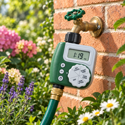 Sprinkler Timer, Automatic Garden Hose Timer with LCD Display, Programmable Irrigation Valve for Lawn and Garden_01