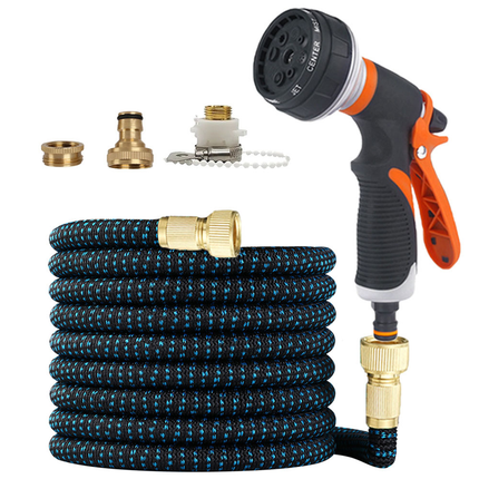 Garden Hose | Non-Expanding Kink Resistant Design with Flat Coil Storage | Ideal for Yard Watering 0