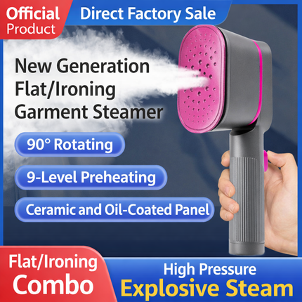 Handheld Garment Steamer for Travel with Quick Heat Technology | Compact Fabric Care Tool for Shirts and Dresses
