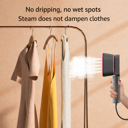 Handheld Garment Steamer for Travel with Quick Heat Technology | Compact Fabric Care Tool for Shirts and Dresses