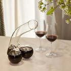Glass Wine Decanter 22 fl oz, Glass Carafe for Water and Juice – image 4