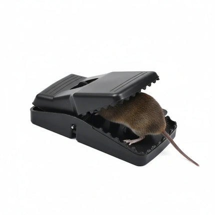 Mouse Trap Reusable Snap Traps for Indoor Home Use, Sturdy Plastic Rodent Catcher with Strong Spring for Mice and Pests