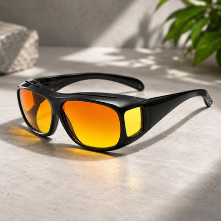 Night Driving Glasses with Polarized Anti-Glare Lenses | Enhanced Visibility for Low-Light Commutes