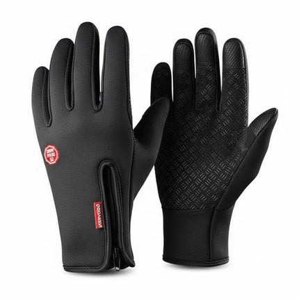 Touchscreen Winter Gloves with Non-Slip Palm Grip | Thermal Windproof Full Finger Design for Cold Weather Comfort