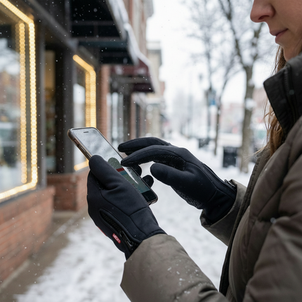 Touchscreen Winter Gloves for Cold Weather with Non-Slip Grip | Thermal Insulation for Daily Commutes and Outdoor Activities
