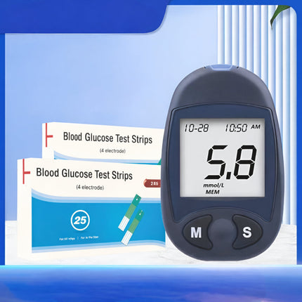 Blood Glucose Monitor Kit with Quick Readings & Memory Storage | Easy Home Testing for Daily Health Tracking