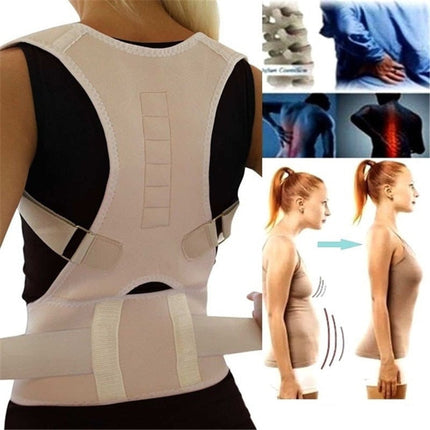 Posture Corrector for Women and Men, Adjustable Back Brace for Posture with Magnetic Therapy – image 6