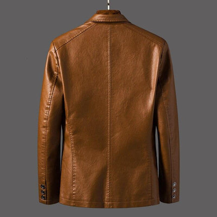 Mens Blazers Leather, Business Casual Blazer – image 5