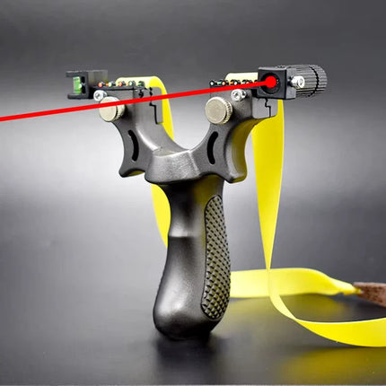 Slingshot with Laser Sight, Outdoor Target Practice Catapult for Backyard Shooting and Beginners