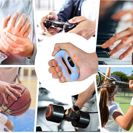 Bluetooth Hand Grip Trainer, Adjustable Resistance Hand Strengthener with App Scrolling Control and Real-Time Rep Tracking
