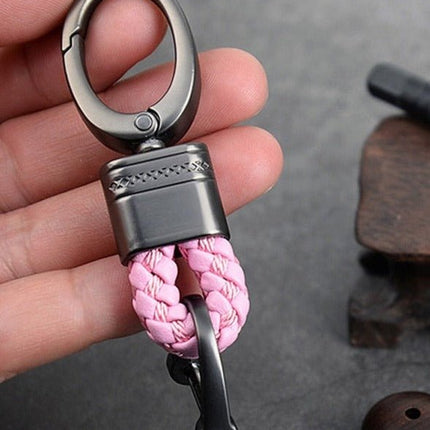 Braided Keychain for Car Keys, Key Ring with Long Loop for Belt – image 11