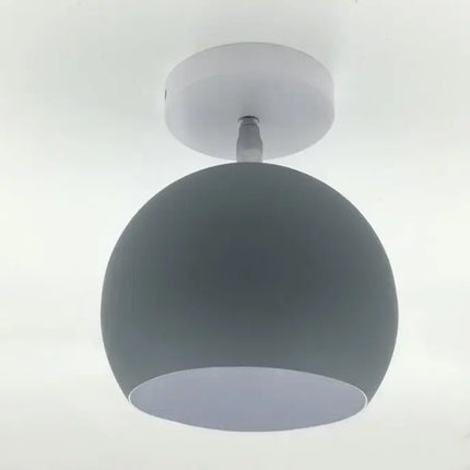 Nordic Macaron Ceiling Light in Pastel Colors | Compact Aluminium Flush Mount for Modern Interiors