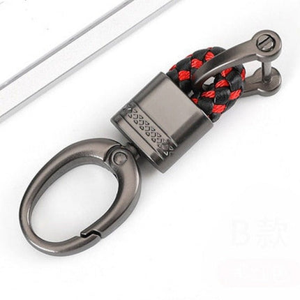 Braided Keychain for Car Keys, Key Ring with Long Loop for Belt – image 13