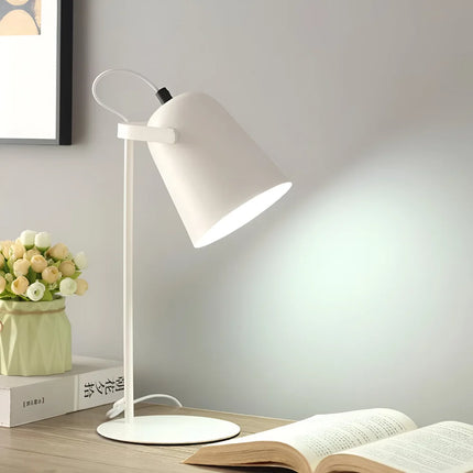 Modern Rotating Table Lamp with Adjustable Shade | Eye-Friendly Lighting for Study and Work Spaces