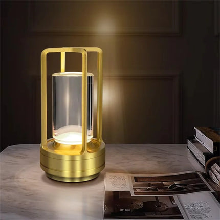 Wireless LED Table Lamp with Touch Control | Dimmable Lighting for Modern Home Decor