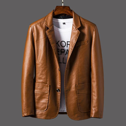 Mens Blazers Leather, Business Casual Blazer – image 11
