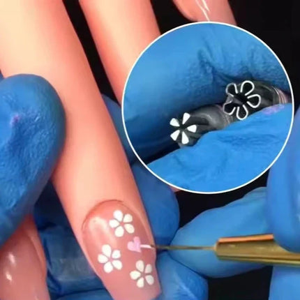 Nail Art Stamp Pen Set with Dual-Tip Design | Easy Application for Stunning Designs