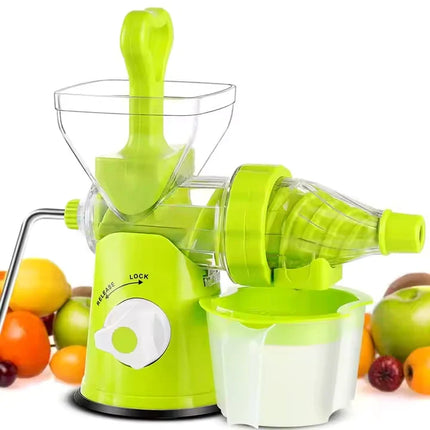 Manual Juicer for Leafy Greens and Fruit, Hand Press for Wheatgrass, Kale and Spinach with Higher Yield