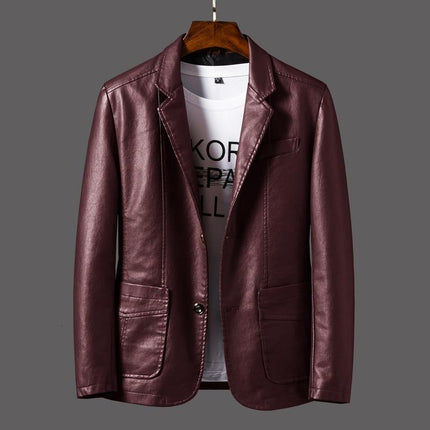 Mens Blazers Leather, Business Casual Blazer