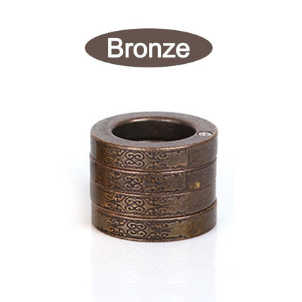 Stackable Rings, Stackable Ring Set with 4 Engraved Rings That Fan Out – image 14
