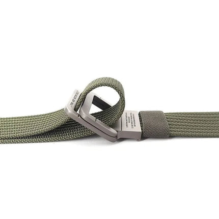 Mens Belts, Adjustable Canvas Web Belt for Jeans – image 4