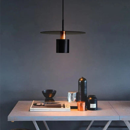 Pendant Ceiling Light with Modern Geometric Design | Adjustable Downward Illumination for Dining and Living Spaces