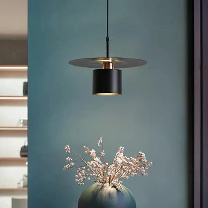 Pendant Ceiling Light with Modern Geometric Design | Adjustable Downward Illumination for Dining and Living Spaces