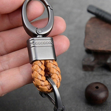 Braided Keychain for Car Keys, Key Ring with Long Loop for Belt – image 7