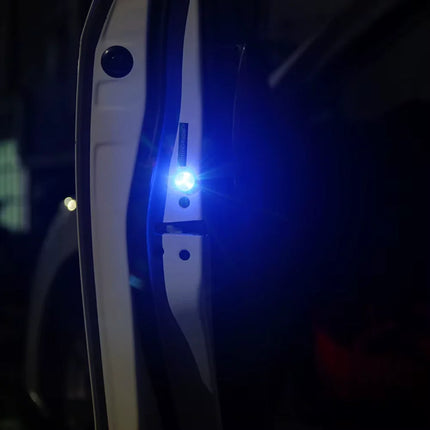 LED Car Door Warning Lights with Flashing Anti Collision Alert, No Tools or Wiring Install, 3 Colour Options
