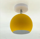 Flush Mount Ceiling Light, Nordic Round Aluminum Dining Room Light Fixture, Macaron Bedroom Ceiling Lamp for Hallway_04