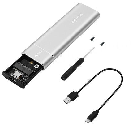 External SSD Enclosure Case with USB 3.0 for NVMe Drives | Compact Storage Solution for Fast File Transfers