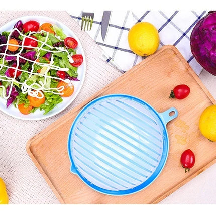 Cutting Bowl for Salad & Vegetables with Integrated Drainer | Easy Prep for Fresh Meals