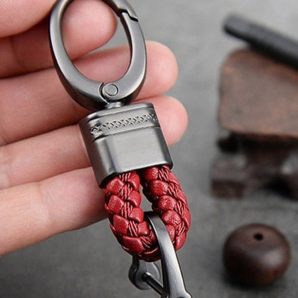 Braided Keychain for Car Keys, Key Ring with Long Loop for Belt – image 9