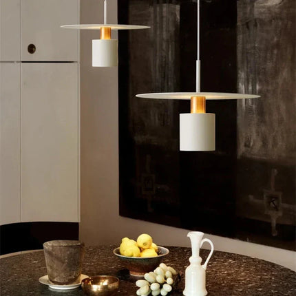 Pendant Ceiling Light with Modern Geometric Design | Adjustable Downward Illumination for Dining and Living Spaces