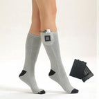 Gray / Adjust the Temperature（1 Pair） / Heated Socks