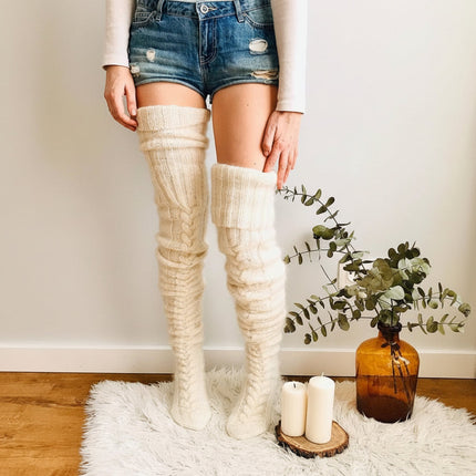 Warm Knee High Socks with Soft Blend Fabric | Cozy Winter Comfort for Daily Wear